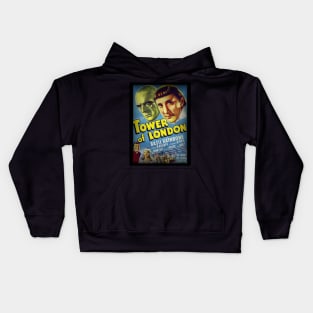 Tower Of London - 1939 Film Release Promotional Poster. Kids Hoodie